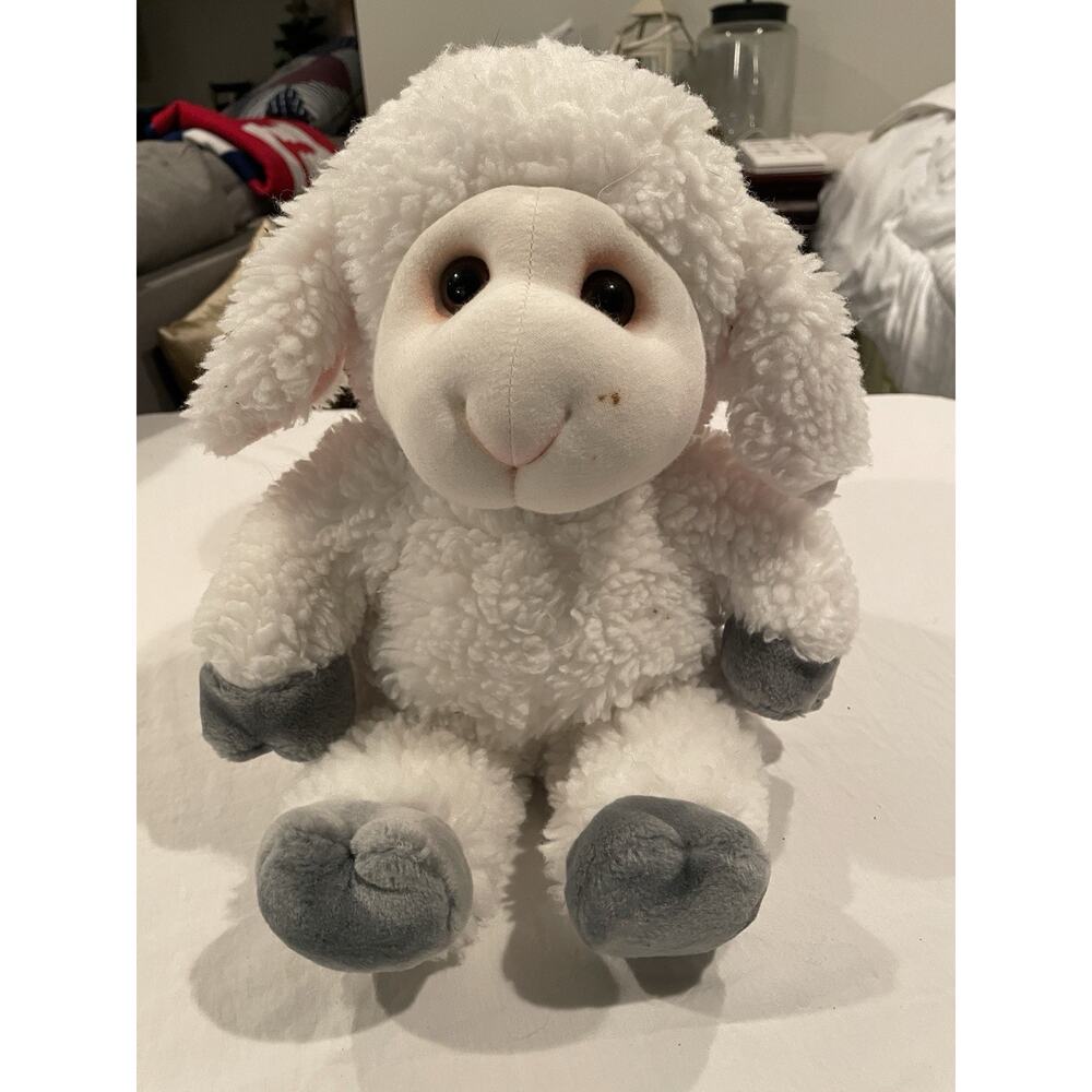 24k Dumplings 1991 Polar Puff Lamb Plush Sheep Lambington White Fluffy 16” Farm